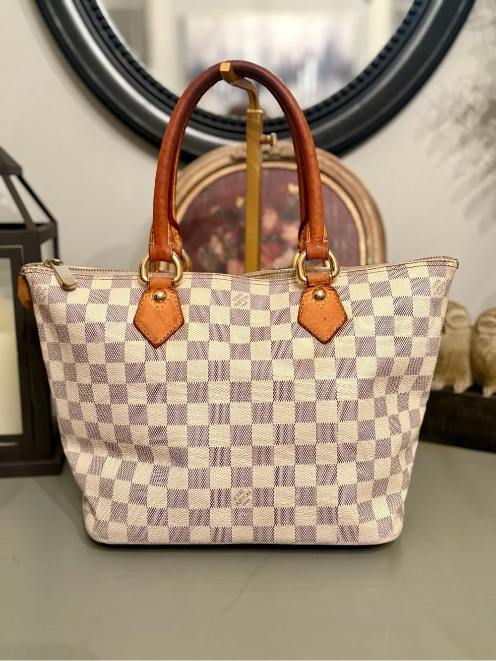 Louis Vuitton Damier Azur Saleya PM